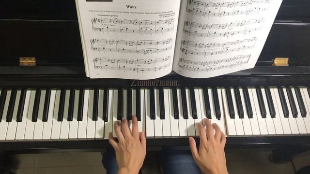 Waltz by Brahms (P.44-45) - Michael Aaron Piano Course Lessons Grade 2 смотреть онлайн