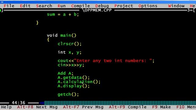 12th Computer Science-I : Chapter 3:C++ | OOP | Function members with arguments and return data typ смотреть онлайн