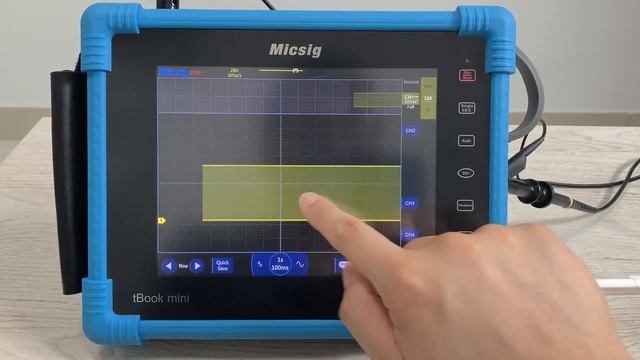 Micsig Tablet Oscilloscope ZOOM Function смотреть онлайн
