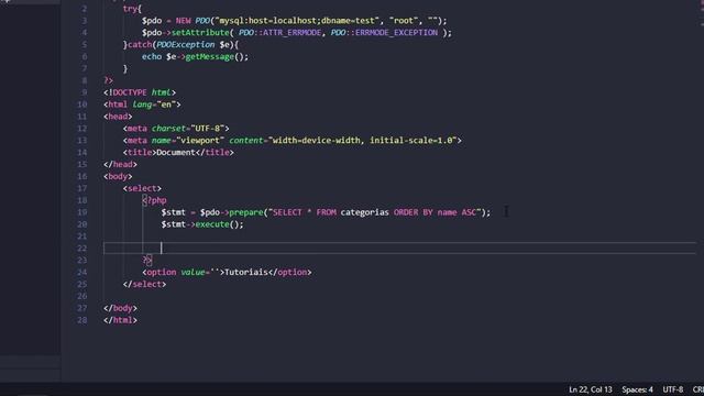 LISTAR DADOS DO BANCO EM SELECT UTILIZANDO HTML E PDO смотреть онлайн