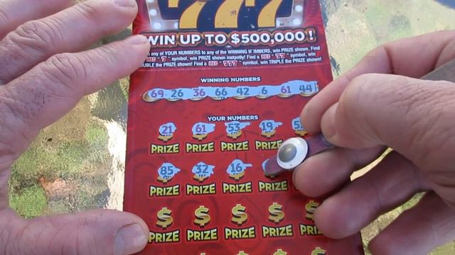 Shocking BIG WIN Caught LIVE On Camera! Triple Red 777 Lottery Ticket Scratch Off! смотреть онлайн
