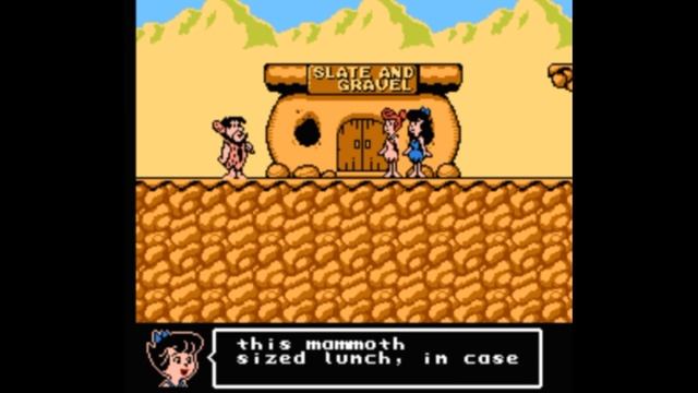 Dendy (Famicom,Nintendo,Nes) 8-bit The Flintstones The Surprise At Dinosaur Peak Slate 's Stonemason