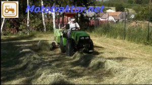 Пресс подборщик для минитрактора ǀ Бюджетный пресс для сена