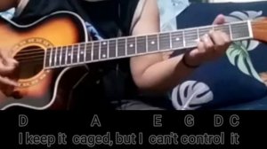 Skillet- Monster (Acoustic) Cover with Chords and Lyrics