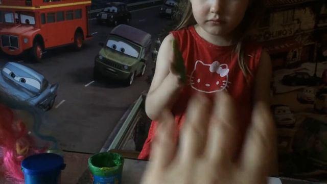 Рисуем руками и ладошками. смотреть онлайн