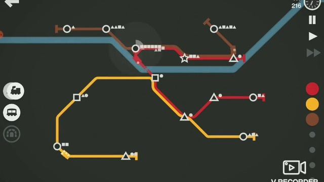 строим метро Сантьяго в "Мини метро!" - Mini Metro смотреть онлайн