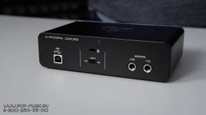 BEHRINGER UMC22 -доступная звуковая карта с фантомным питанием