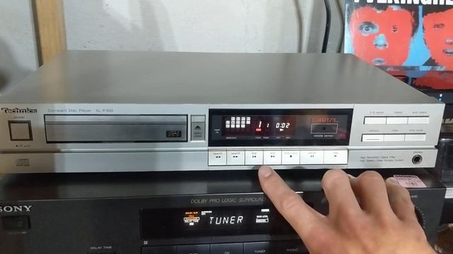 Technics SL-P300 playback demonstration with remote on 9/9/2021 смотреть онлайн