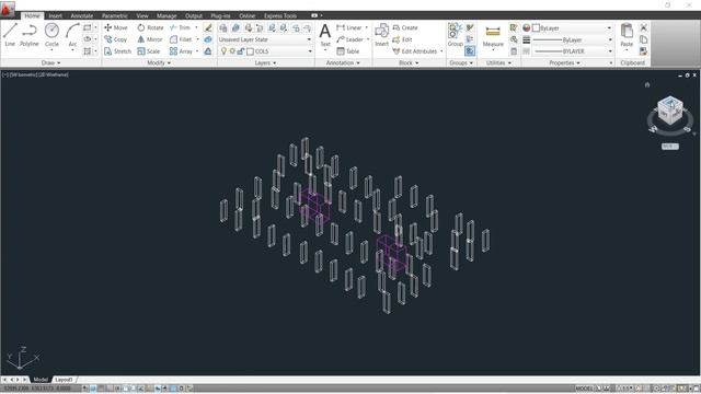 COLUMN LAYOUT FROM ETABS TO AUTO CAD THEN AUTOCAD TO SAFE I ETABS TRAINING I ETABS CRACK I CIVIL EN смотреть онлайн
