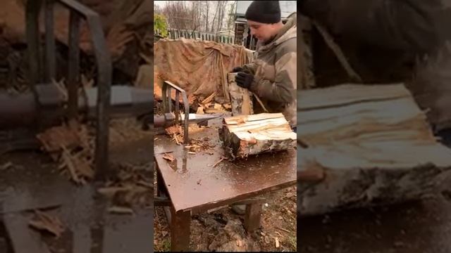 Дровокол Винтовой Морковка на ВОМ Трактора Видео Отзыв Нашего Клиента. смотреть онлайн