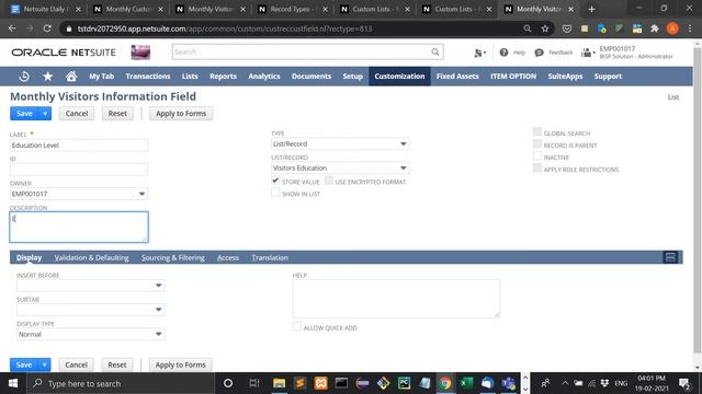 #2 NetSuite Insert List in Record | NetSuite Customization | NetSuite Consulting | NetSuite Trainin смотреть онлайн
