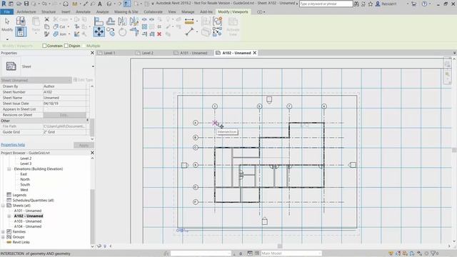 Revit Guide Grid - How to Use the Built - In Command of "Guide Grid" смотреть онлайн
