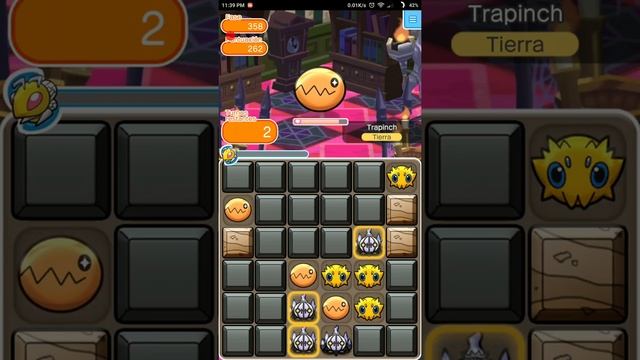 Pokémon Shuffle - Trapinch S Rank (Puzzle). Stage 358. смотреть онлайн