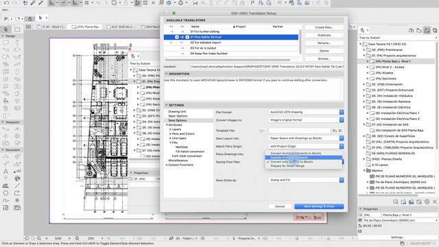 ARCHICAD - Publisher Set PLN a DWG смотреть онлайн