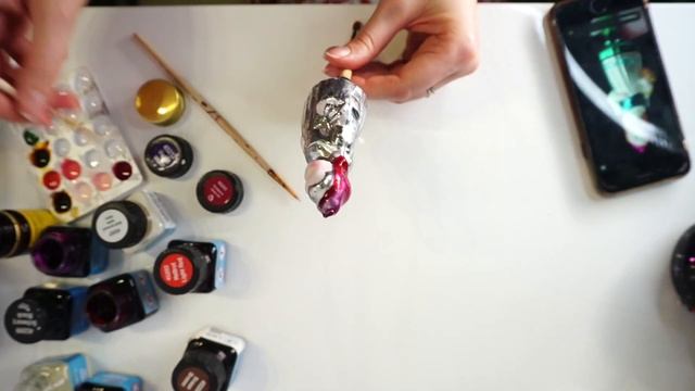 Как отреставрировать зеркальный слой елочные игрушки Красная шапочка glasmal farbe и mirror effect смотреть онлайн