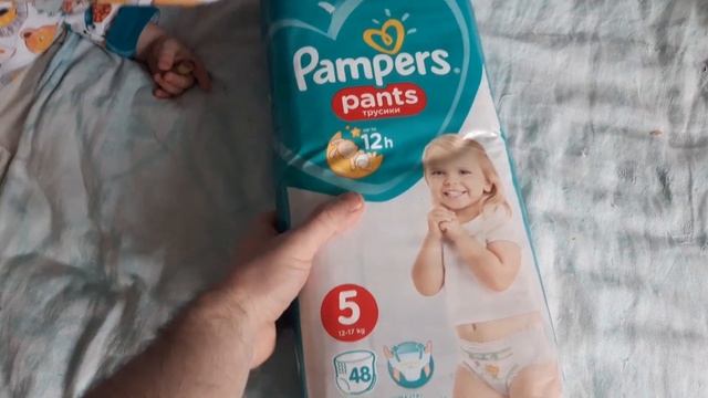 Подгузники-трусики PAMPERS Pants 5 Junior 11-18 кг Видеоотзыв (обзор) Виталия смотреть онлайн
