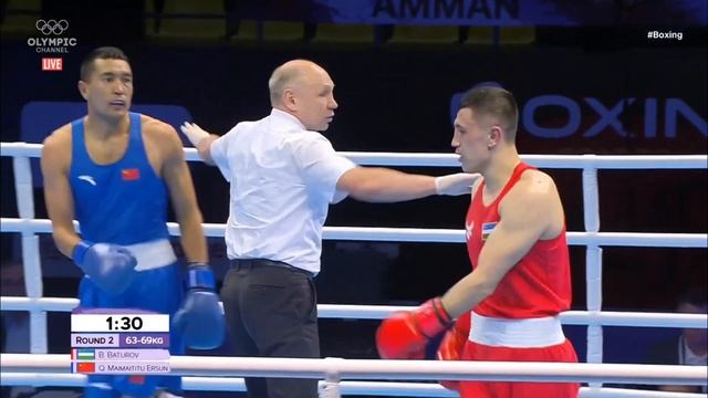 BOBO-USMON BATUROV(UZB)- MAIMAITITU ERSUN QIONG(CHN) 69 KG ASIAN OCEANIAN QUALIFICATION TOKYO2020 смотреть онлайн