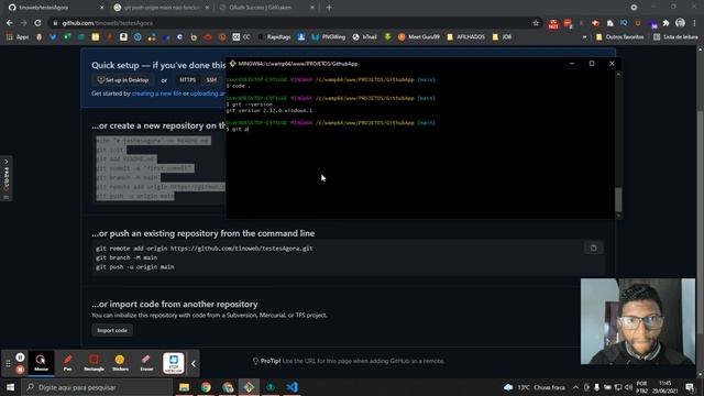 GIT PUSH ORIGIN MAIN NÃO FUNCIONA O QUE FAZER? PROBLEMAS AO ENVIAR PUSH GIT смотреть онлайн