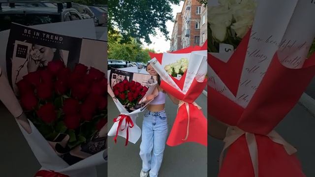 Букеты-Гиганты из 25 Роз! смотреть онлайн