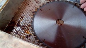 Удаление смолы с пильного диска ЦИРКУЛЯРКИ. Очистка пильных дисков