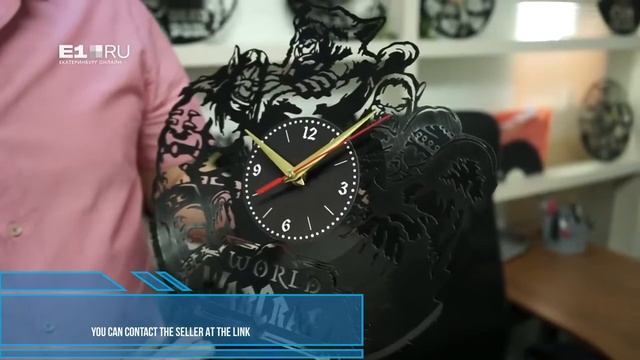 купить заказать часы из виниловых пластинок смотреть онлайн