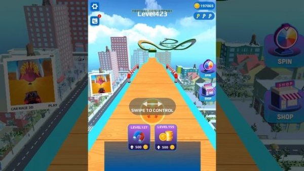 Sky Rolling Balls SpeedRun Gameplay Level 401-450