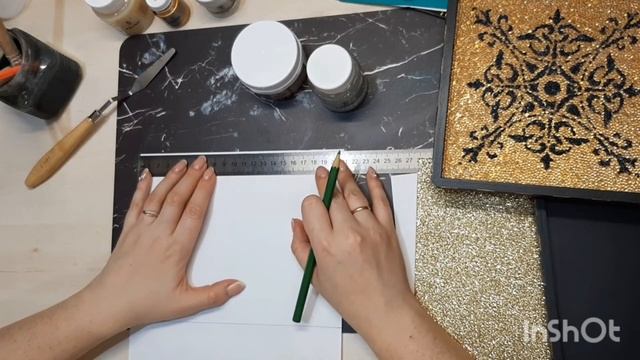Мастер-класс по декорированию двойной купюрницы "Золото на черном" смотреть онлайн