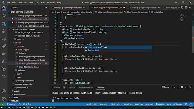 Angular 12 - Building Custom Controls using Control Value Accessors смотреть онлайн