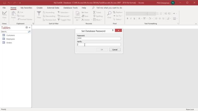 How to Encrypt or Decrypt a Database in MS Access - Office 365 смотреть онлайн