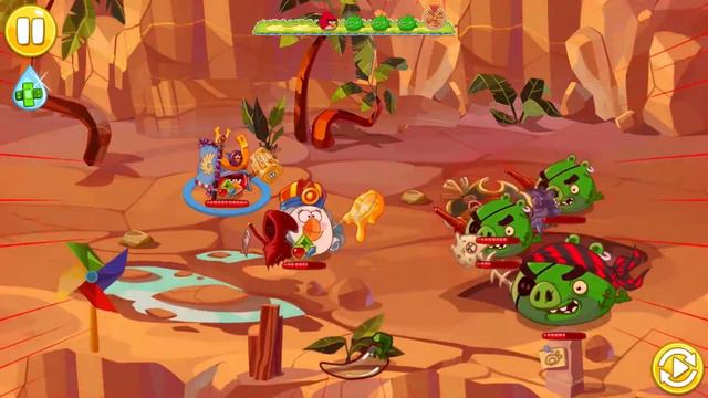 Angry Birds Epic - 26 пещера: 5 этап | 26 cave: 5 stage смотреть онлайн