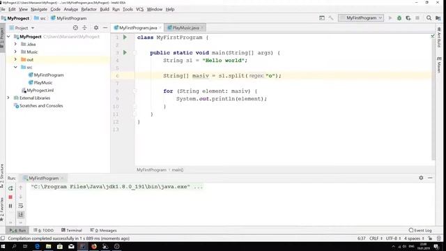Java - урок 7.2 (Продолжение работы со строками) смотреть онлайн