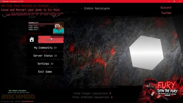 Как зайти на сервер minecraft decimation смотреть онлайн