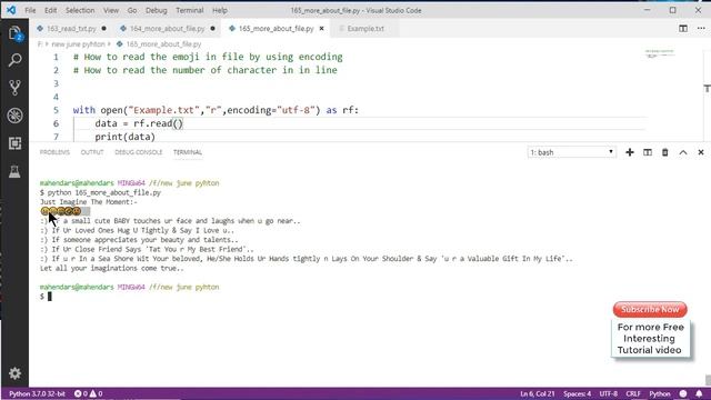 #165 Read Emoji in python // Complete Python tutorial(2020) смотреть онлайн