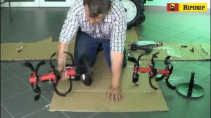 Сборка новых мотоблоков и культиваторов FERMER FM 702  часть 02