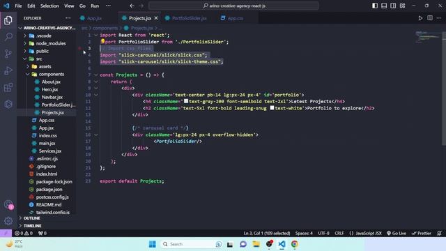 React JS Front End Projects | Build Modern React JS Agency Website смотреть онлайн