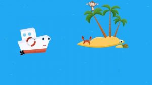 Добрый детский веселый мультик про кораблик. Домультик :)