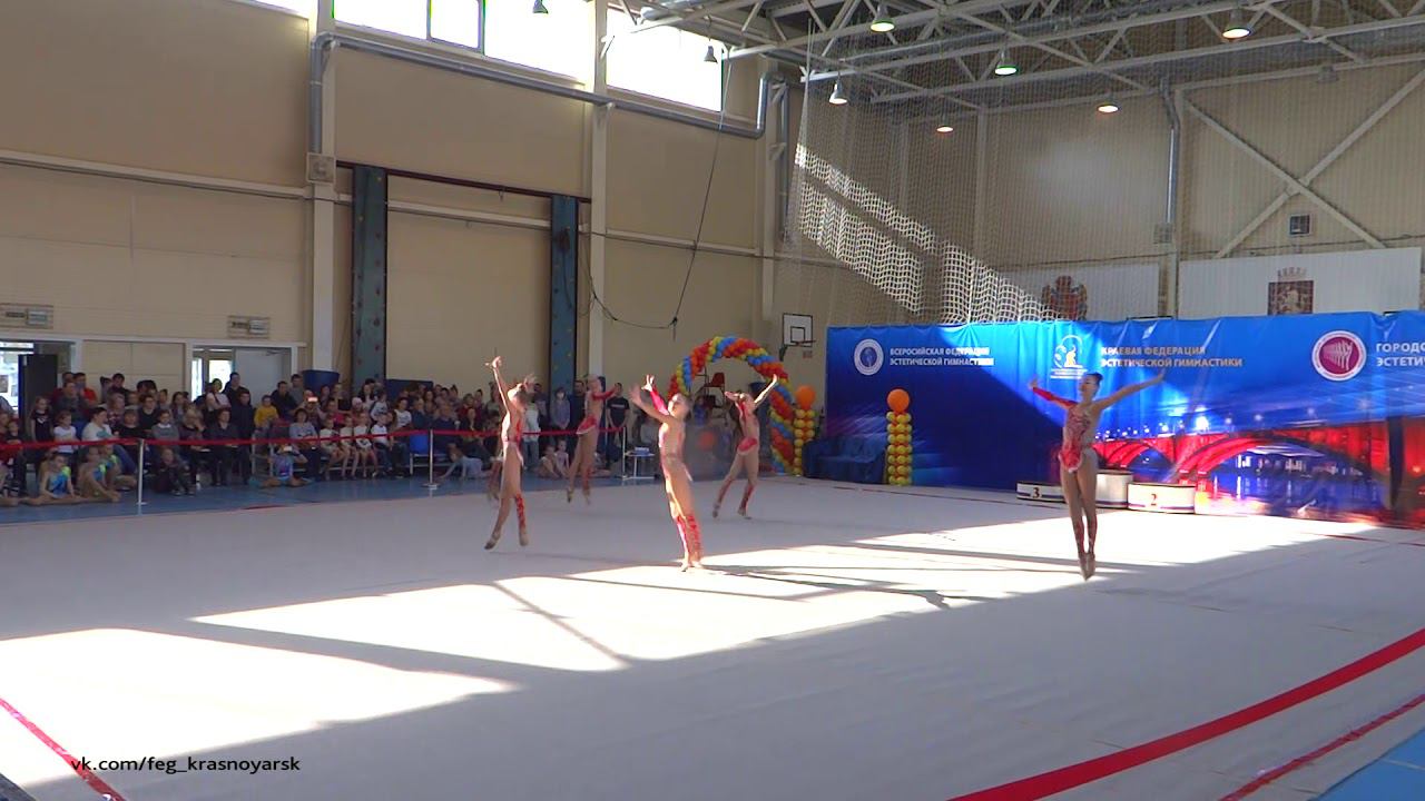 Открытое первенство Красноярского края по эстетической гимнастике. Кристалл 12-14 лет, Красноярск