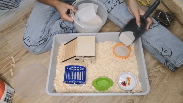 Обустраиваю клетку для хомячка! ?❤️ смотреть онлайн