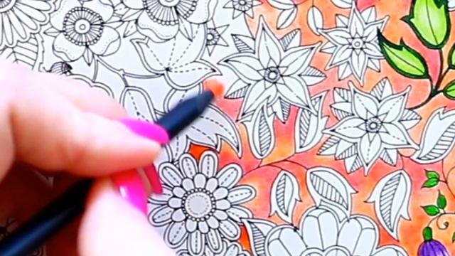 Как сделать необычный фон в раскраске антистресс | Как раскрасить фон | Раскраски Антистресс смотреть онлайн