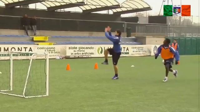 Футбольная школа Эмполи (FC Empoli) - Тренировка защитников смотреть онлайн