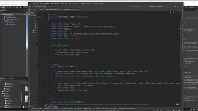 Minting An ERC-1155 NFT In-Game In Unity Using web3.unity смотреть онлайн