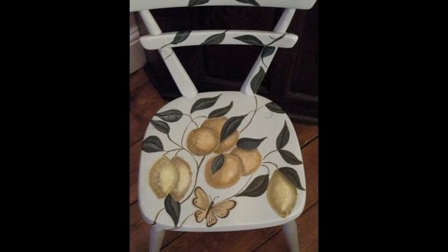 Декупаж мебели. Стулья смотреть онлайн