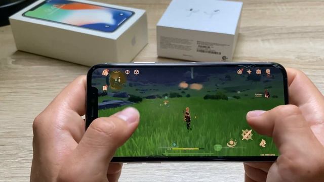 iPhone X - Genshin iMpact Test | Highest Settings | 2021 | Handcam смотреть онлайн
