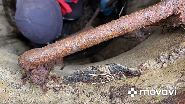 Чистка колодца от говна и корней. Гидропромывка засора канализации