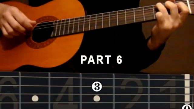 Guitar lesson Yiruma River flows in yousolo Part2,живая музыка смотреть онлайн