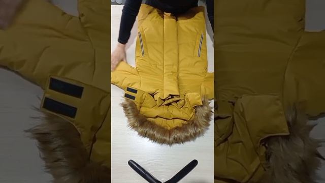 второй обзор на куртку из комплекта верхней зимней одежды ＂Норвегия＂ цвета Охравторой обзор на куртк смотреть онлайн