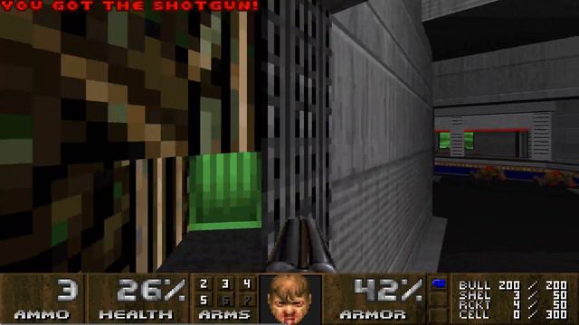 Doom Nostalgia 2 (2023) MAP03: "Pravus" UV Fast Speedrun 1:42 100% Kills 100% Secrets смотреть онлайн