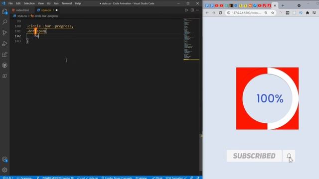 Circular Progress Bar using HTML CSS & JavaScript смотреть онлайн