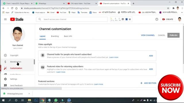 how to check monetization status on youtube | total subscriber and watching time смотреть онлайн