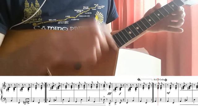 Katyusha (Катюша) in Balalaika - Russian song (3 weeks progress) смотреть онлайн